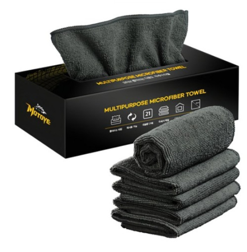 모터브 차량용 뽑아쓰는 다용도 극세사 타월 21p, 그레이, 1개