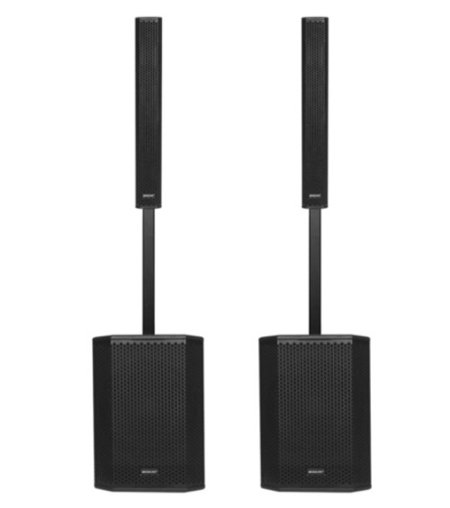 LKC-SET-A 4000W 컬럼어레이스피커 버스킹스피커 블루투스 공연용 행사용스피커 15인치