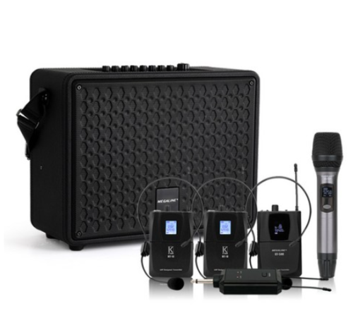 MEGALINE TA2200HD3 200W 강의용무선마이크 충전식앰프 이동식앰프 휴대용스피커 포터블엠프