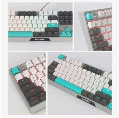 녹스게이밍기어 기계식 광축 RGB LED 유선 키보드