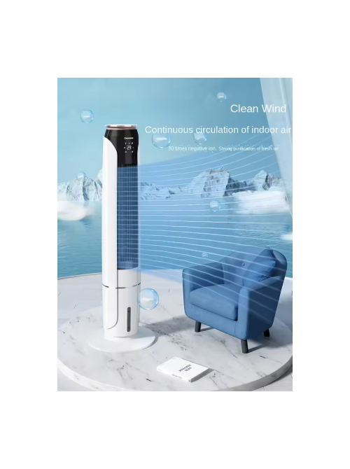 220V 냉각 에어컨 팬, 가정용 블레이드리스 타워 팬, 조용한 작동, 차가운 바람 A가 있는 휴대용 쿨러